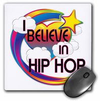 3dRose LLC 8 x 8 x 0.25 Inches Mouse Pad, I Believe in Memes Cute Believer Design (mp_166569_1)