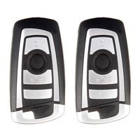 ECCPP Replacement fit for Uncut 315MHz Keyless Entry Remote Key Fob BMW Series KR55WK49863 (Pack of 2)