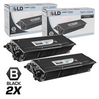 LD Compatible Toner Cartridge Replacement for Konica Minolta Bizhub 20 TNP-24 High Yield (Black, 2-Pack)