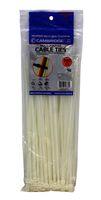 Cambridge Multi Purpose Cable Ties 11 inch 75 Lb 100 Pack Standard Duty Natural
