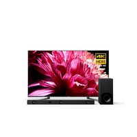 Sony X950G 55 Inch TV: 4K Ultra HD Smart LED TV with HDR - Z9F 3.1ch Dolby Atmos Sound Bar and HT-Z9F Wireless Subwoofer - 2019 Model