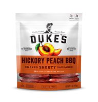Duke's Hickory Peach BBQ Pork Sausages, 5 Ounce