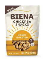 BIENA Chickpea Snacks, Honey Roasted, 5 Ounce, 4 Count