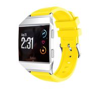 Watch Bands for Fitbit Ionic, MoreToys Silicone Sports Replacement Accessories Wristband Strap for Fitbit Ionic Smartwatch (Yellow)
