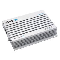 Pyle Upgraded Hydra Marine Amplifier - Elite Series 400 Watt 2 Channel Bridgeable Audio Ampli - Waterproof, Dual MOSFET Power Supply, GAIN Level Controls, RCA Stereo Input & LED Indicator - PLMRA210BT