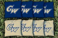 Victory Tailgate NCAA Collegiate Regulation Cornhole Game Bag Set (8 Bags Included, Corn-Filled) - George Washington University Colonials
