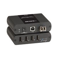 Black Box USB Ultimate Extender Over Multimode Fiber, 4-Port