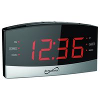 SuperSonic Digital Bluetooth AM/FM Radio Alarm Clock Radio