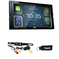 JVC KW-V830BT Compatible with Android Auto/CarPlay CD/DVD with Back Up Camera