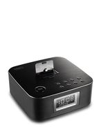 Richsound Research (RSR) DS406 Docking Speaker with Bluetooth (Lightning Connector, Dual Charging, Dual Alarm, FM Radio, Excellent Sound Quality with Strong Bass, Aluminum Alloy Panel) Black