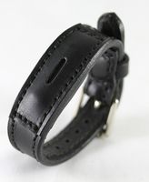 Fitbit Flex 2 Real Leather Band - Replacement Band For Fitbit Flex 2 - Full Grain Fit Bit Flex band (Black, Medium)