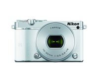 Nikon 1 J5 Mirrorless Digital Camera w/10-30mm PD-ZOOM Lens (White) (Renewed)