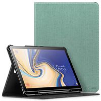 Infiland Samsung Galaxy Tab S4 10.5 Case with S Pen Holder (Auto Wake/Sleep) for Samsung Galaxy Tab S4 10.5 Model SM-T830/ T835 2018 Release, Mint Green