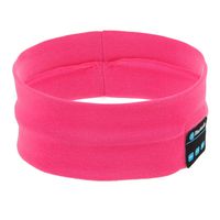 Generic Women Headband with Bluetooth for Smart Phones and Yoga Sports 100% cotton One Size Pinkpink