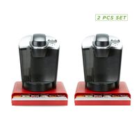 Mind Reader 2TRY26PC-RED 36 Capacity Single Serve Coffee Pod Storage Drawer Organizer, One Size, Red 2 Pack