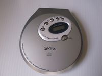 GPX Compact Disc Player with Deluxe Stereo Headphones - (24 Track - CD-R / CD-RW Compatible)