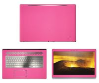 Decalrus - Protective Decal for HP Envy 17M AE011DX (17.3" Screen) Laptop Rose Carbon Fiber Skin Decal case Cover wrap CFhpENVY17_ae011dxRose
