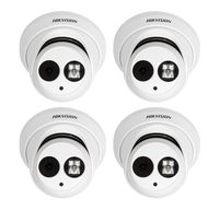 Hikvision DS-2CD2342WD-I 4MP EXIR Network Turret IP Camera Security Surveillance Camera 2.8mm Lens Day/Night 1080P English Version Unlimited Upgrade Firmware(4 pieces)