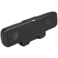 Cyber Acoustics Portable USB Bluetooth Speaker for Laptop Computer - Clip-On Rechargeable Bluetooth Sound Bar Designed for Laptops,Cell Phones and Portable use
