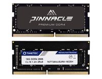 Timetec Pinnacle Hynix IC 16GB DDR4 2666MHz PC4-21300 Unbuffered Non-ECC 1.2V CL19 2Rx8 Dual Rank 260 Pin SODIMM Laptop Notebook Memory RAM Module Upgrade Heat Sink S Series(Not for iMac 2019) (16GB)