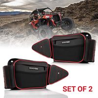 Polaris RZR 1000 XP accessories Front Door Bags Water Repellent for Rzr Turbo or S 900 - Side by Side UTV Razor Accessories with Strong Zippers and Knee Protection Pads for Model 20014-2019