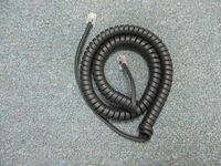 Avaya - IP Office 1416 Global 700508194-12' Flat Black Handset Cord #FB1