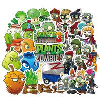 100pcs Plants Vs Zombies Game Stickers for Laptop Stickers Motorcycle Bicycle Skateboard Luggage Decal Graffiti Patches Waterproof Stickers