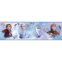 RoomMates Frozen 2 Peel and Stick Wallpaper Border | Removable | Kids Room Decor