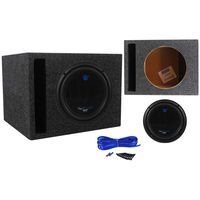 Planet Audio New AC10D 10" 1500 Watt Dual 4-OHM Car Subwoofer + Vented Enclosure