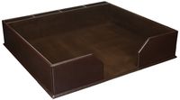 Dacasso Dark Brown Bonded Leather Conference Pad Holder (A3680)