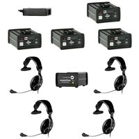 Pro Intercom EC4B, econoCom 4 Beltpack/ Headset System