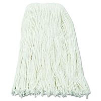 UNISAN Premium Cut-End Wet Mop Heads, Rayon, 16-Ounces, White, 12/Carton (216RCT)