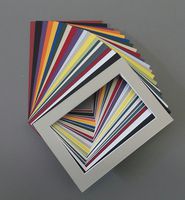 Pack of 50 5x7 Picture Mats with White Core Bevel Cut for 4x6 Pictures