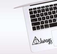 World Design Always Laptop Corner Decal