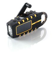 Etón SCORPION Multi-Purpose Solar Powered Digital Weather Radio - Orange (NSP100OR)