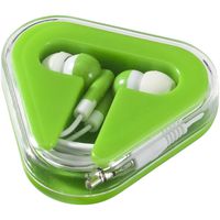 Bullet Rebel Earbuds (2.4 x 2.6 x 0.7 inches) (Lime/White)