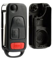 KeylessOption Replacement Keyless Entry Remote Fob Clicker Flip Key Shell Case