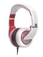 CAD Audio Sessions MH510W Closed-Back Studio Headphones, White/Red