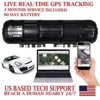 AES RGT90 GPS Tracker SMS Locator Mini Portable Vehicle Locating Tracking Device with Waterproof Magnetic Case works up to 90 days on a single charge