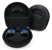 DURAGADGET Black EVA Storage Case (Headphones NOT Included) - Compatible with JVC HA-SR225-E | HA-S360-W-E | HA-S360-B-E | HA-S400E | Hercules HDP DJ M40.1 | HA-M55X & HA-SX44X