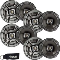 Polk Audio - Three Pairs of DB652 6.5" Coaxial Speakers - Marine and Powersports Certification