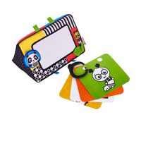 Baby Einstein Flip for Art High Contrast Floor Activity Mirror with Take Along Cards, Newborn+