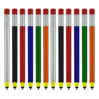 Stylus Pen for Kids Compatible with Apple iPad Air Mini Pro, Kids Edition Tablets, Dragon Touch, Galaxy Tab A E, Leapfrog Editions, Great Stocking Stuffers(12 Pack)