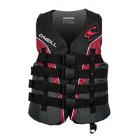 O'Neill  Men's Superlite USCG Life Vest, Black/Graphite/Red/White,Medium