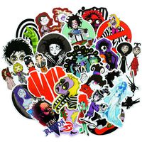 Tim Burton Movies Halloween Stickers[60pcs] Sweeney Todd, Corpse Bride, Sleepy Hollow, Edward Scissorhands Stickers for Laptop Bike Car Guitar Motorcycle Luggage Skateboard Best Gift for Kids Teen