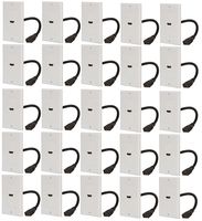 Buyer's Point HDMI Wall Plate [UL Listed] with 6-Inch Pigtail (25, White)