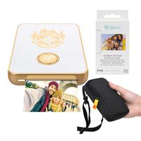 Lifeprint 2x3 Wizarding Magic Photo and Video Printer (White) Travel Kit