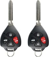 KeylessOption Keyless Entry Remote Car Ignition Key Fob for Toyota Camry 07-11 HYQ12BBY (Pack of 2)