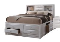 ACME Furniture Ireland 21710F Full Bed with Storage, White