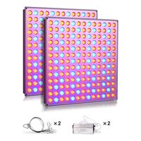 Roleadro LED Grow Lights for Indoor Plants, 75w Plant Lights with Red & Blue Spectrum Grow Lamp for Hydroponic, Seedling, Succulents, Veg and Flower (2 Packs)